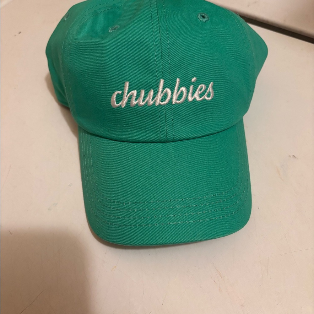 chubbies Teal Green Embroidered Dad Hat